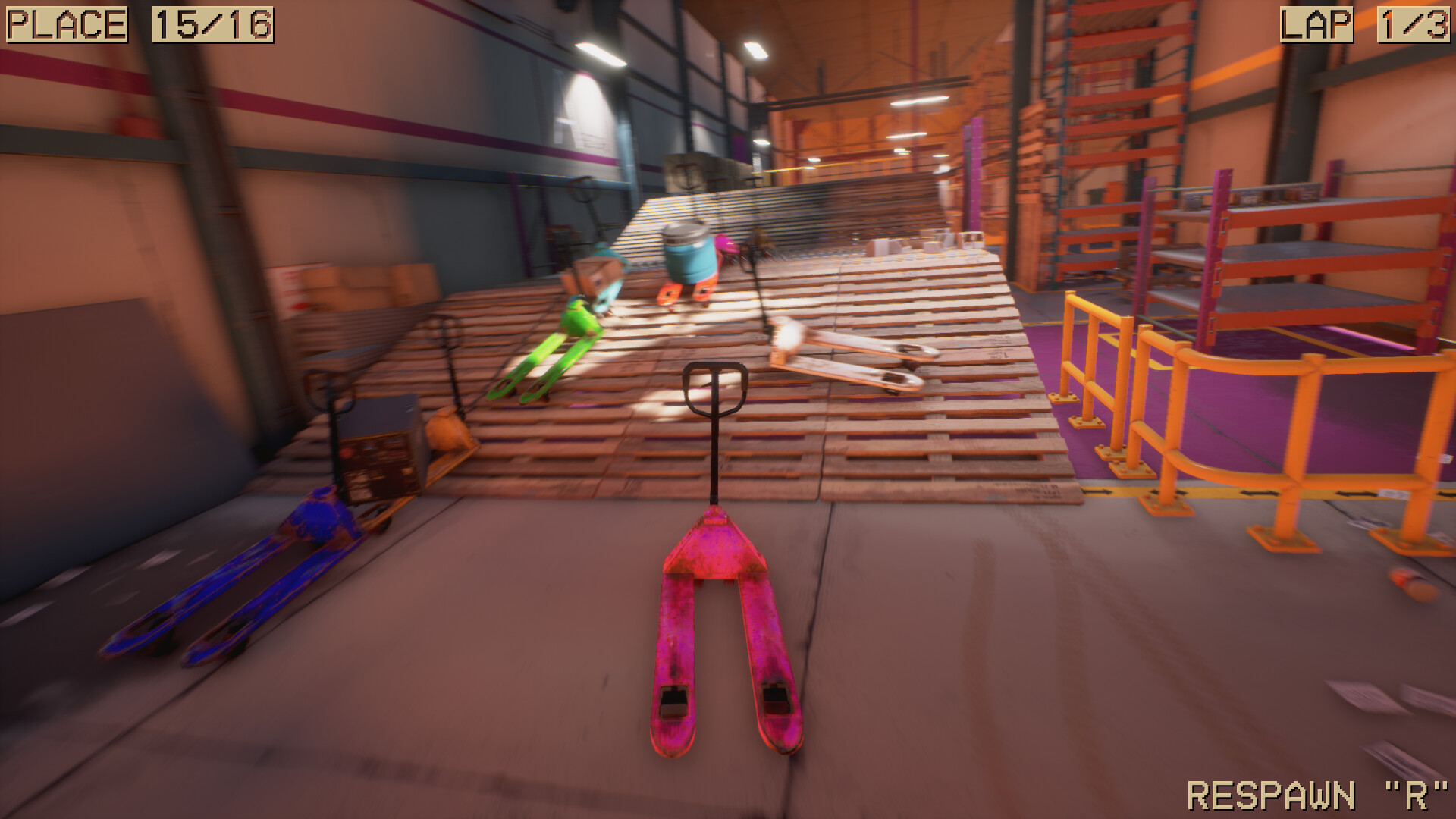 托盘搬运竞速/Pallet Jack Racing